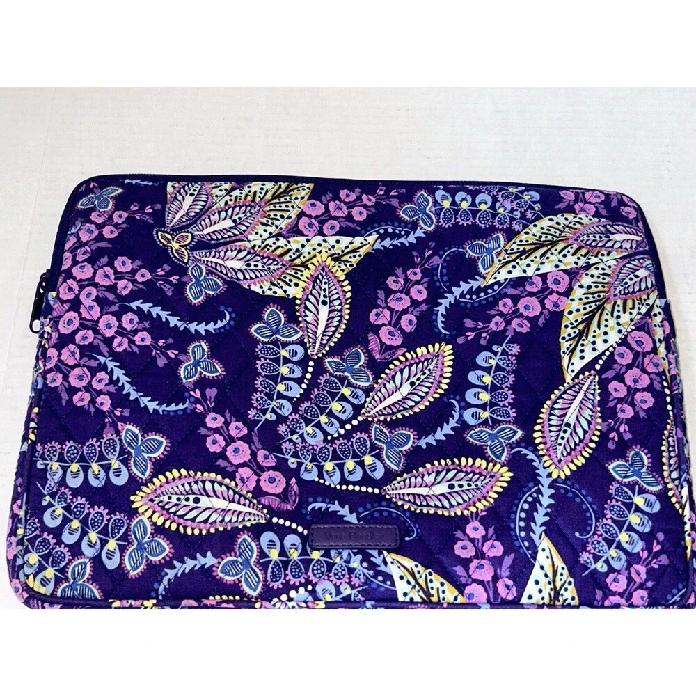 Vera Bradley Purple Laptop Case Padded